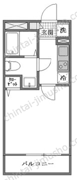 Tコープ2階の間取図