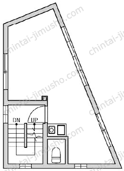 アルティローサ芝浦2階の間取図
