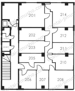 ALビル／ハローオフィス御徒町2Fの間取図