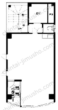日欧ビル4Fの間取図