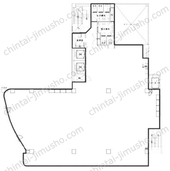 上野TAビル4Fの間取図