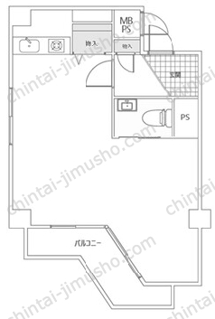 ライオンズプラザ調布4Fの間取図