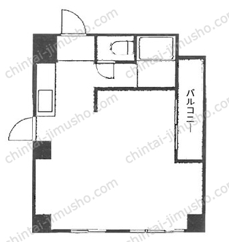 下丸子ビル3Fの間取図