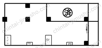 メゾンキクセイ1Fの間取図