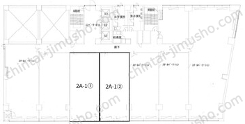 横浜西口Kビル2Fの間取図