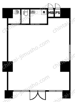 志木駅前ハイツ1Fの間取図