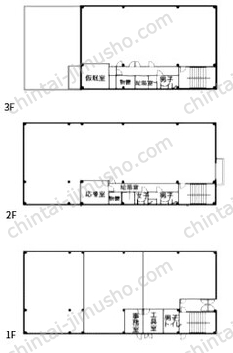 幸町4丁目貸事務所一棟貸の間取図