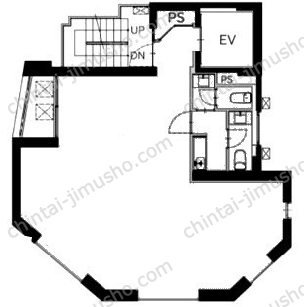 THE V-CITY 新橋5Fの間取図