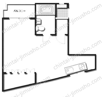 滝ノ沢ビル2Fの間取図