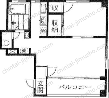 ピロティ青山2階の間取図