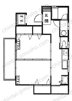 後藤ビル4Fの間取図