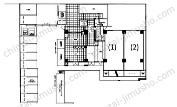(仮称)草加市高砂1丁目計画1Fの間取図