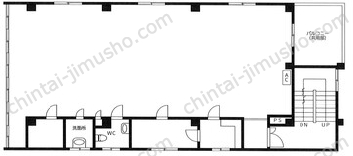 三洋ビル3Fの間取図