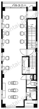 高砂ビル2Fの間取図