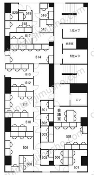 日工薬会館ビルの間取図