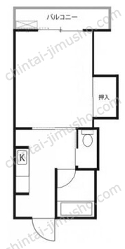 新幸グリーンハイツの間取図