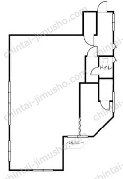 日の基ビル2階の間取図