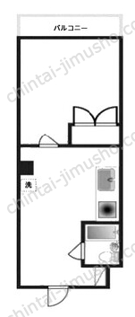 Sビル3Fの間取図