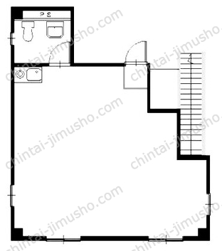 竹内ビル2Fの間取図