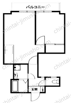 パレス麻布5階の間取図