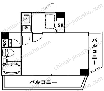 ライオンズマンション亀戸第7の間取図