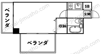 ライオンズマンション亀戸第74Fの間取図