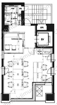 Biz Feel 浜松町3Fの間取図