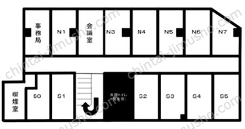 ［size S］2Fの間取図