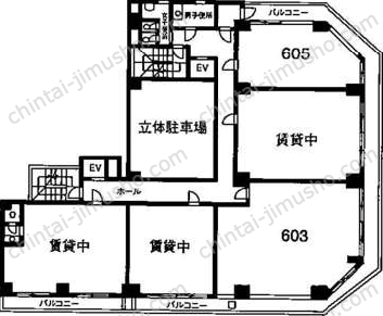 YKB新宿御苑ビル／IMB Office新宿御苑の間取図
