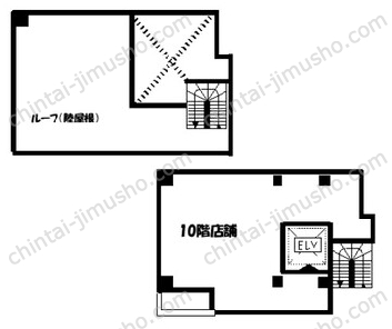 (仮称)日本橋小網町プロジェクト10Fの間取図