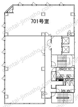 エディフィチオ トーコービル7Fの間取図