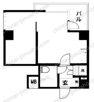 ベルテ代々木Ⅱ5Fの間取図