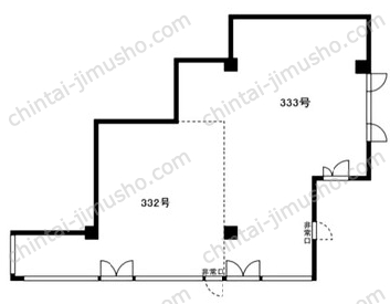 AXISビル3Fの間取図