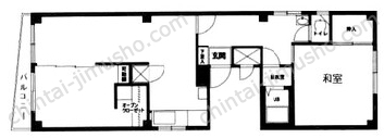 荻窪3・6・3ビル3Fの間取図