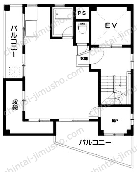 正田ビル5Fの間取図