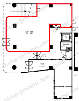 シュターンハイム第一1Fの間取図