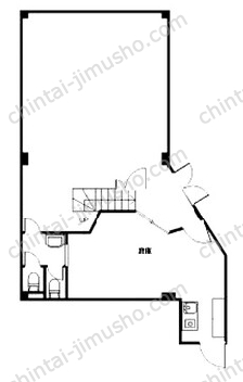 （仮称）新井4丁目貸店舗事務B1Fの間取図