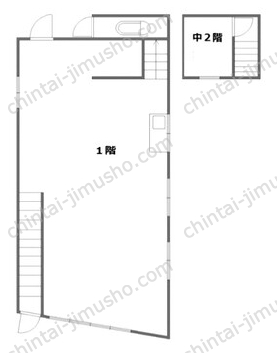 宮内作業所1Fの間取図