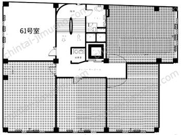 山城第三ビル6Fの間取図