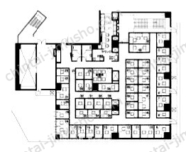 協和ビル（シャンボール門前仲町）／ハローオフィス門前仲町2階の間取図