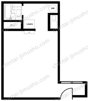 シェモア西葛西B1Fの間取図