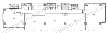 H1O赤坂3Fの間取図