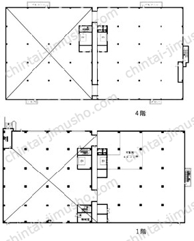 太成倉庫関屋営業所4Fの間取図