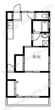 葵マンション2Fの間取図