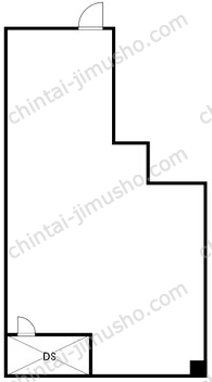 西麻布GCビル1階の間取図