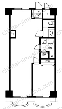 目黒西口マンション1号館10Fの間取図