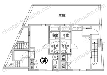K-FLAT1Fの間取図