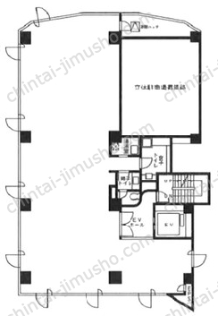 東洋時計ビル6Fの間取図