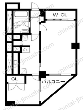 ハイツ六番町6Fの間取図