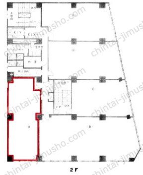 東亜ビル2Fの間取図